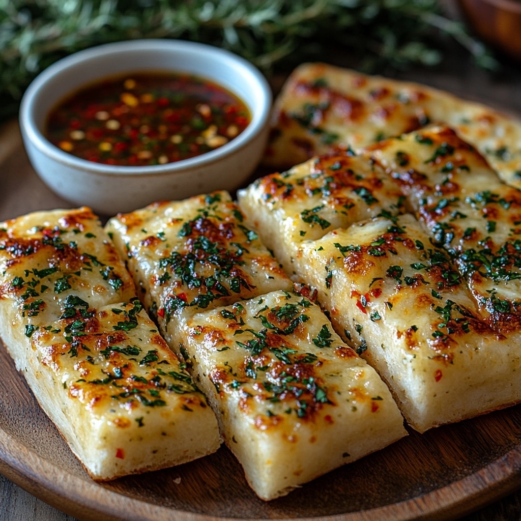 serving focaccia pizza slice