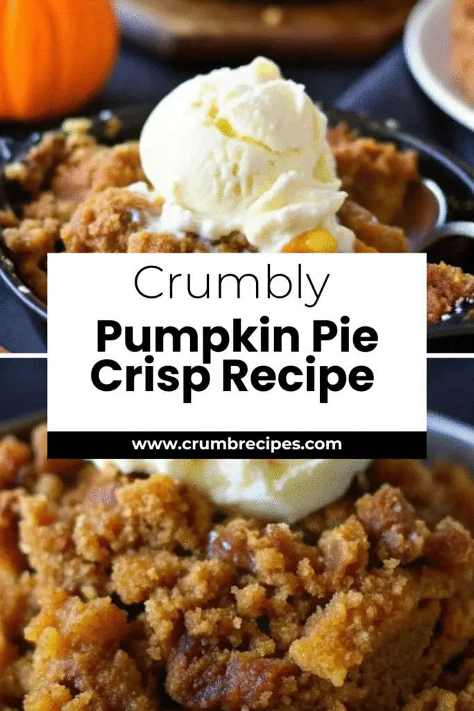 Pumpkin Pie Crisp Recipe: Easy, Cozy Fall Dessert with Crunch Pumpkin Pie Crisp Recipe Crumbly pumpkin pie crisp recipe