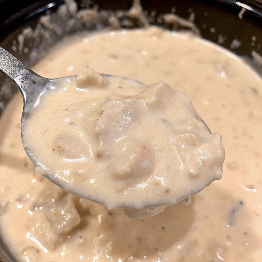 Creamy Crockpot Clam Chowder Recipe, Easy Comfort in a Bowl Creamy Crockpot Clam Chowder Creamy Crockpot Clam Chowder served hot