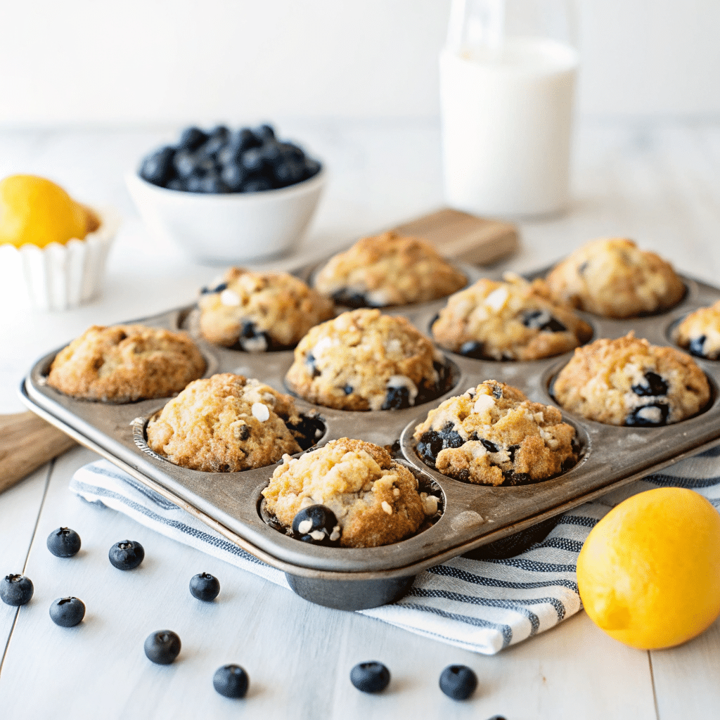 Einkorn Blueberry Muffins: Moist, Nutty & Perfect Every Time Einkorn blueberry muffins serving einkorn blueberry muffins
