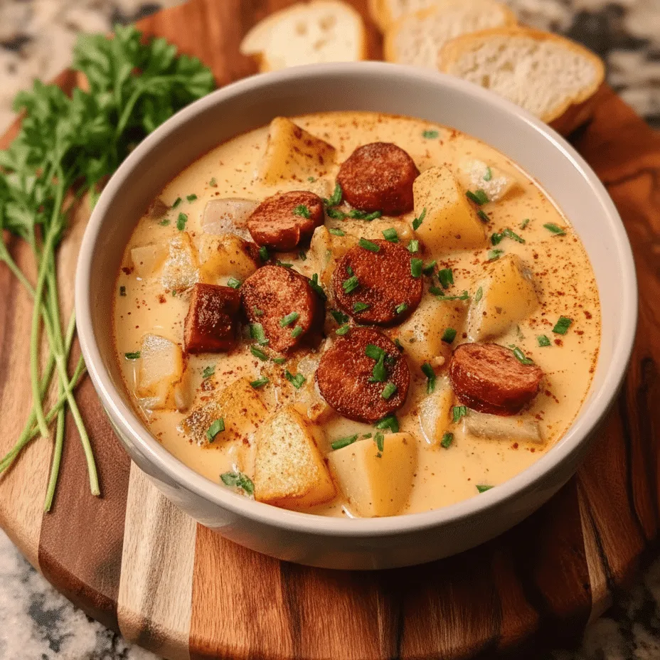 Creamy Cajun Potato Soup Recipe with Simple Ingredients