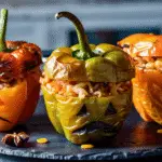 Halloween Stuffed Peppers