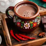 Mexican Hot Chocolate with Cinnamon and Chili cozy winter treat