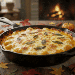 Pumpkin Gnocchi Bake fall dinner recipe
