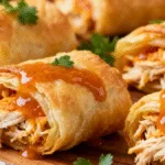 Buffalo Chicken Roll-Ups