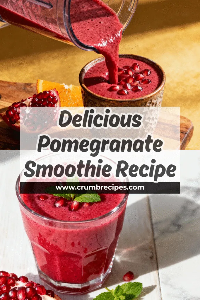 Your New Favorite Pomegranate Smoothie Recipe: Taste the Magic! Pomegranate Smoothie Your New Favorite Pomegranate Smoothie Recipe: Taste the Magic!