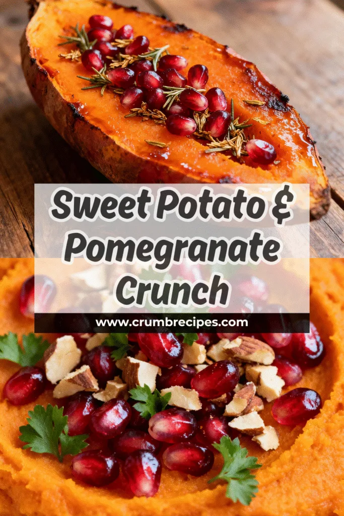 Sweet Potato with Pomegranate Crunch: Your New Fall Flavor Bomb! Sweet Potato with Pomegranate Crunch Sweet Potato with Pomegranate Crunch: Your New Fall Flavor Bomb!