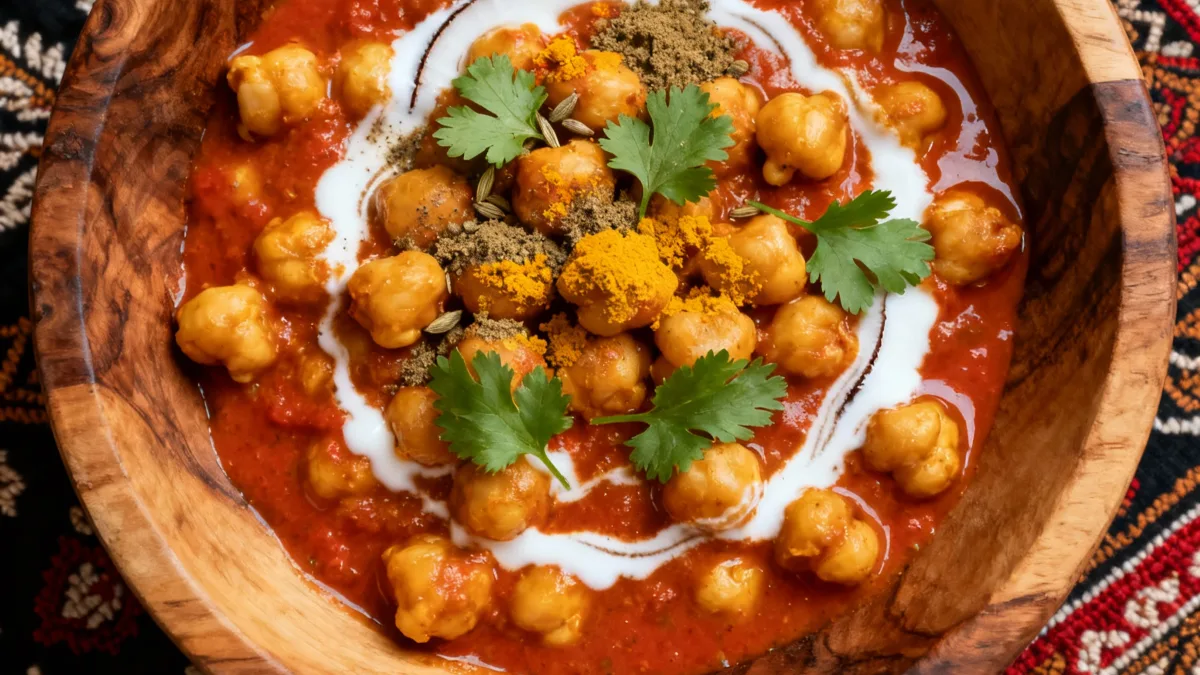 Indian Butter Chickpeas: Your New Vegetarian Go-To Indian Butter Chickpeas Creamy and delicious Indian Butter Chickpeas with cilantro garnish.