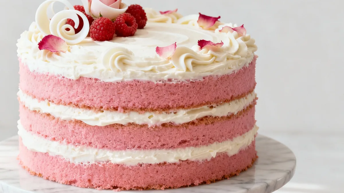 Pink Velvet Cake Recipe - Sweet, Soft & Perfect for Any Celebration Pink Velvet Cake Pink Velvet Cake recipe with soft pink layers and creamy frosting