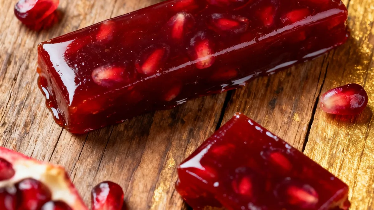 Pomegranate Caramel: Your New Favorite Sweet Obsession! Pomegranate Caramel Glistening Pomegranate Caramel Candies with Fresh Arils