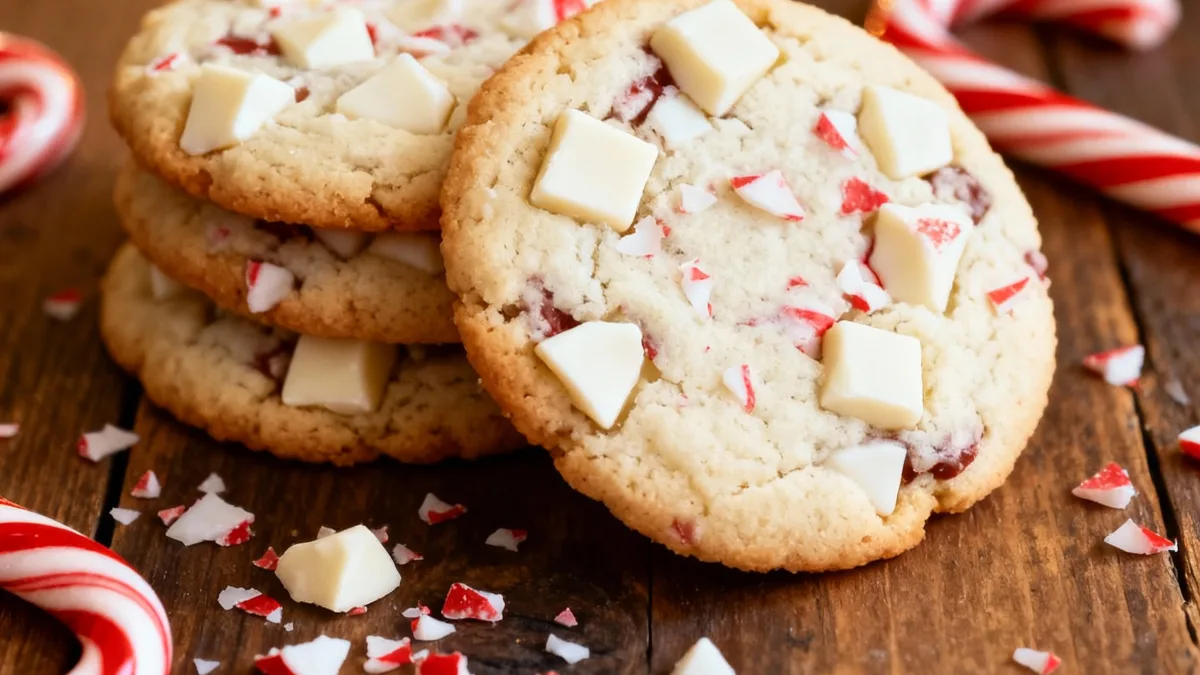 White Chocolate Peppermint Cookies: Your New Holiday Obsession! White Chocolate Peppermint Cookies White Chocolate Peppermint Cookies with Candy Canes