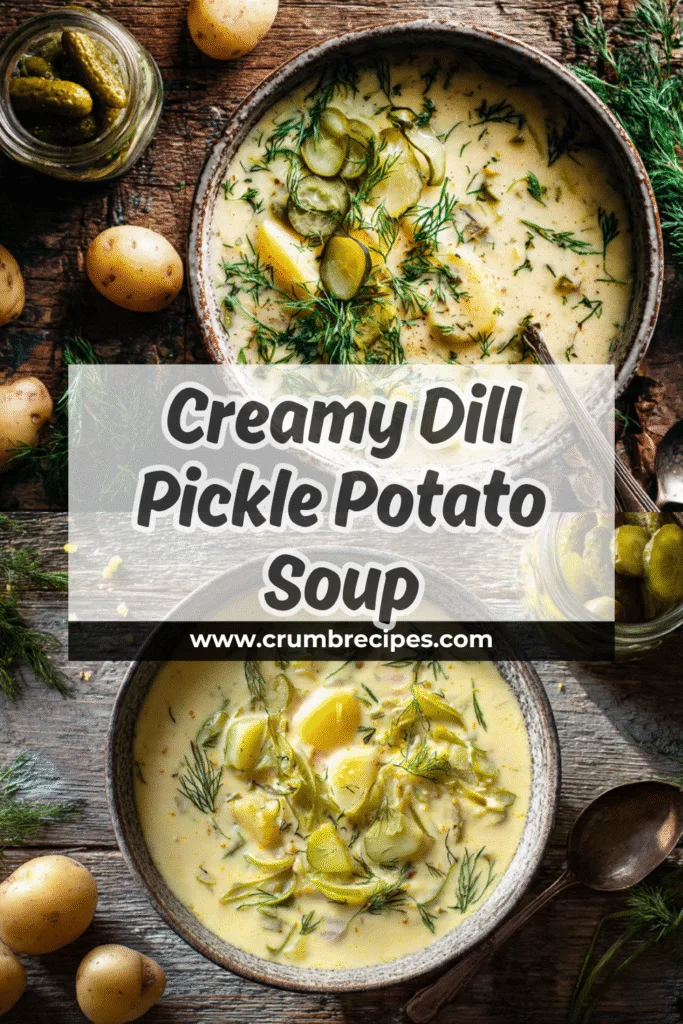 Creamy Dill Pickle Potato Soup