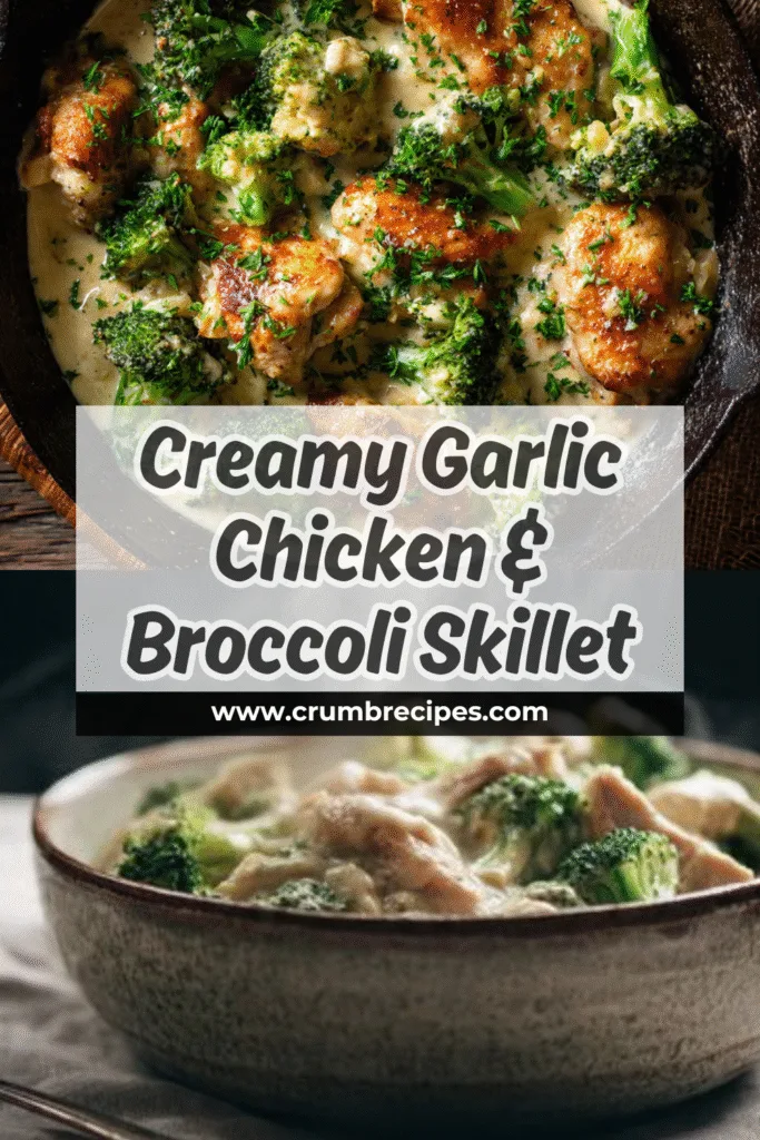 Delicious One-Pan: Creamy Garlic Chicken & Broccoli Skillet – Quick & Easy Dinner! Broccoli Skillet Delicious One-Pan: Creamy Garlic Chicken & Broccoli Skillet – Quick & Easy Dinner!