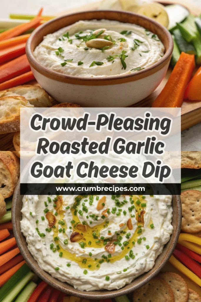 Roasted Garlic Goat Cheese Dip: Your Irresistible New Party Favorite