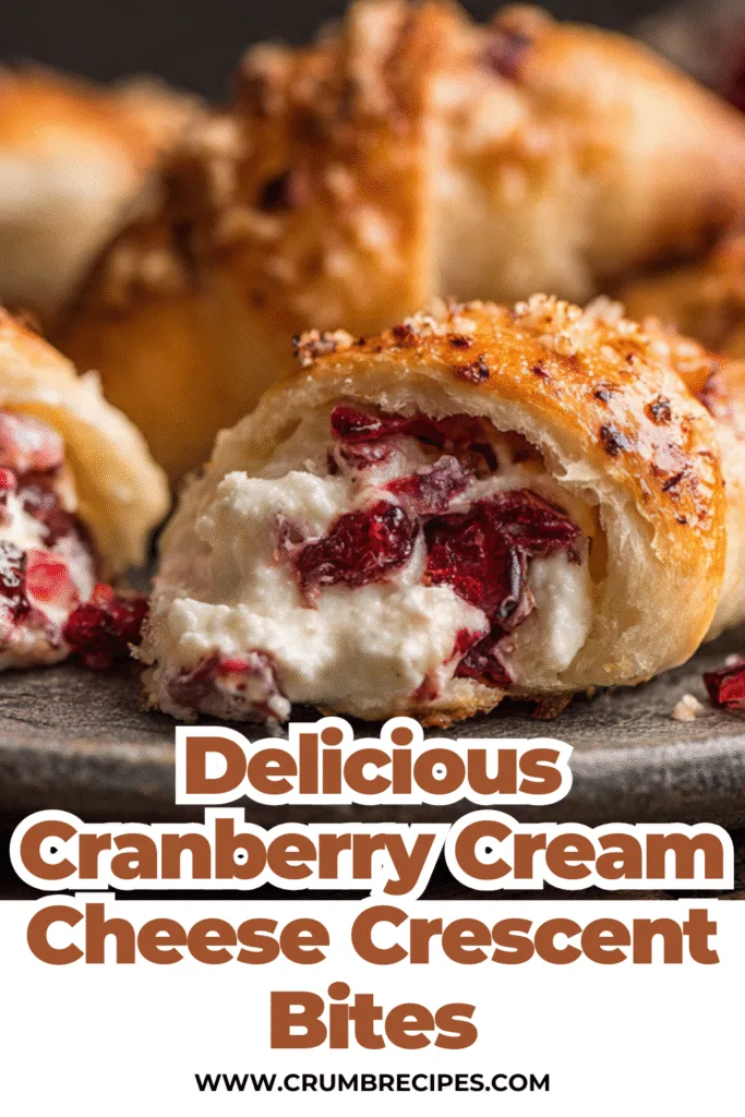 Cranberry Cream Cheese Crescent Bites: The Perfect Holiday Treat!