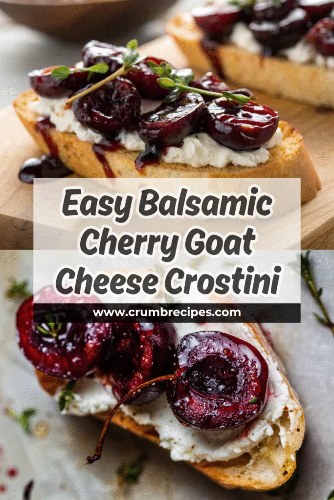 Delicious Balsamic Roasted Cherry Crostini: Sweet & Savory Perfection Goat Cheese Crostini Delicious Balsamic Roasted Cherry Crostini: Sweet & Savory Perfection