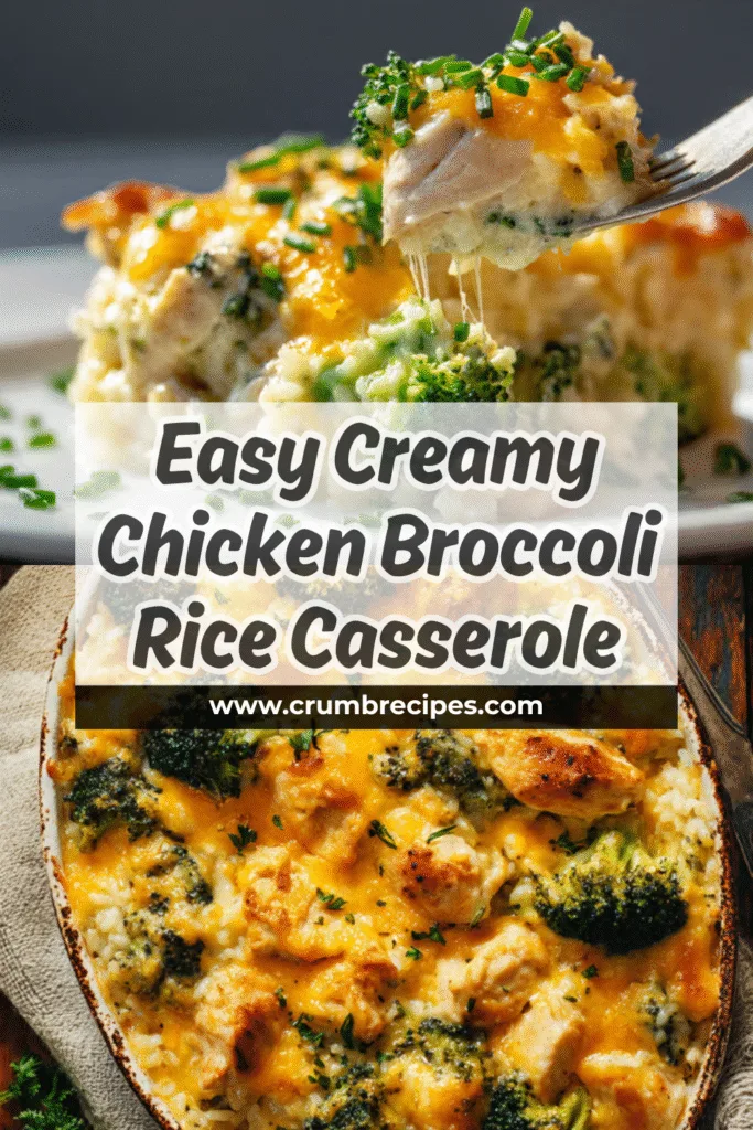 Delicious Creamy Chicken Broccoli Rice Casserole: Your New Family Favorite!
