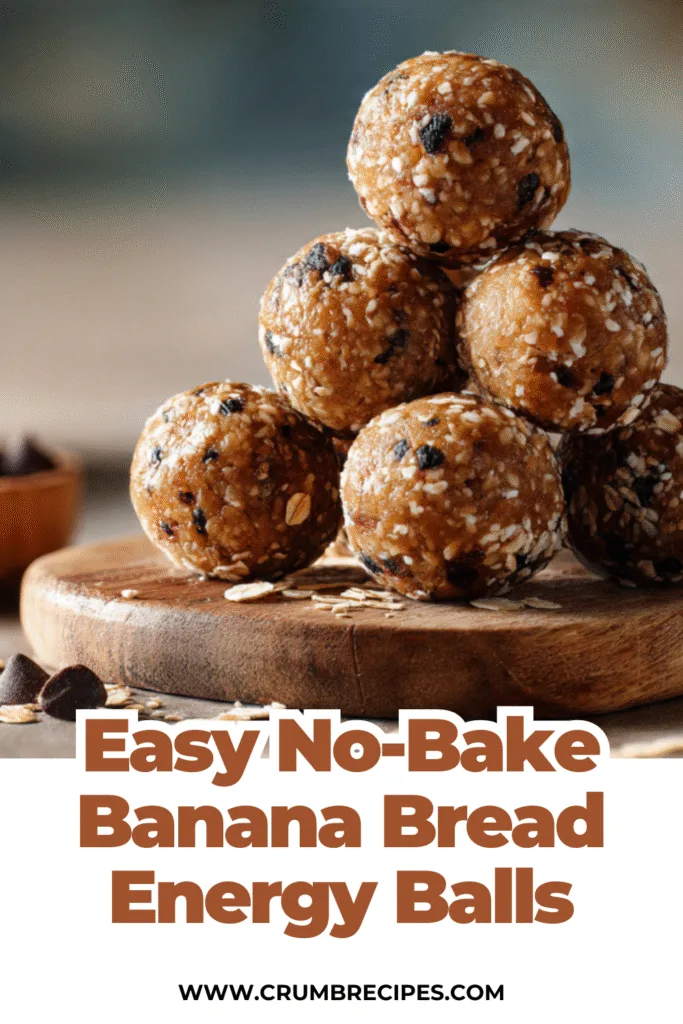 Banana Bread Energy Balls: Your New Favorite Snack (Seriously!) Banana Bread Energy Balls Delicious banana bread energy balls stacked on a wooden board, ready to be enjoyed.
