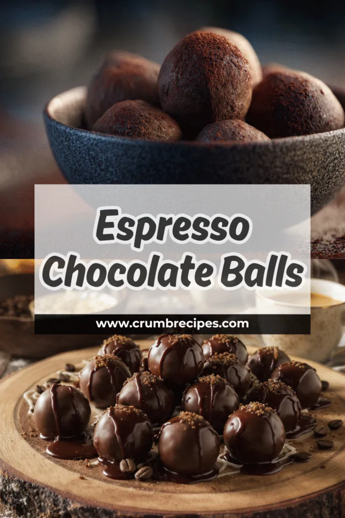 Espresso Chocolate Balls: Your New Go-To High-Protein Snack! Espresso Chocolate Balls Close-up of a rich Espresso Chocolate Balls dusted with cocoa powder