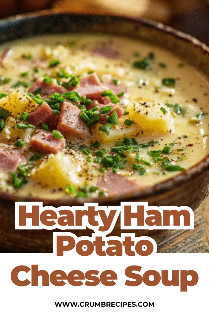Ham Potato Cheese Soup: Your Ultimate Cozy Comfort Bowl for Chilly Evenings Ham Potato Cheese Soup Steaming bowl of creamy ham potato cheese soup with fresh chives, ready for a cozy meal