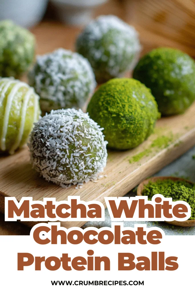 Matcha White Chocolate Protein Balls: Your New Obsession, No Cap.
