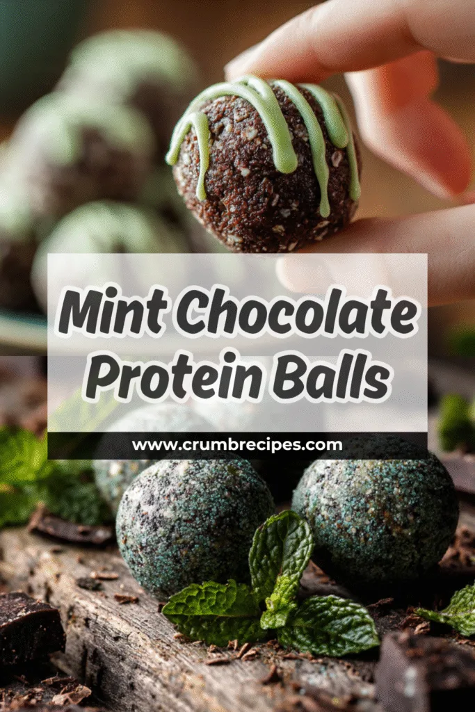 Mint Chocolate Protein Balls: Guilt-Free Energy Boost