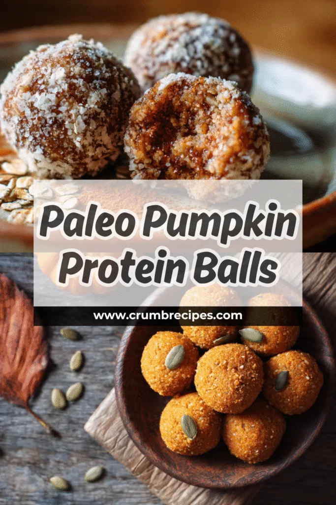 Paleo Pumpkin Protein Balls: Wholesome and delicious fall snack.
