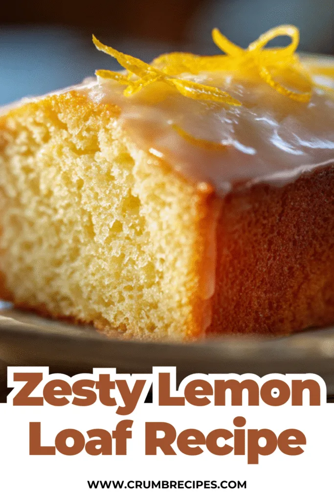 Lemon Loaf Recipe: Your Zesty Escape from the Ordinary Lemon Loaf Easy homemade lemon loaf recipe with glaze, fresh lemons, and leaves on a wooden board.