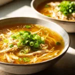 Aromatic Ginger Garlic Chicken Noodle Soup