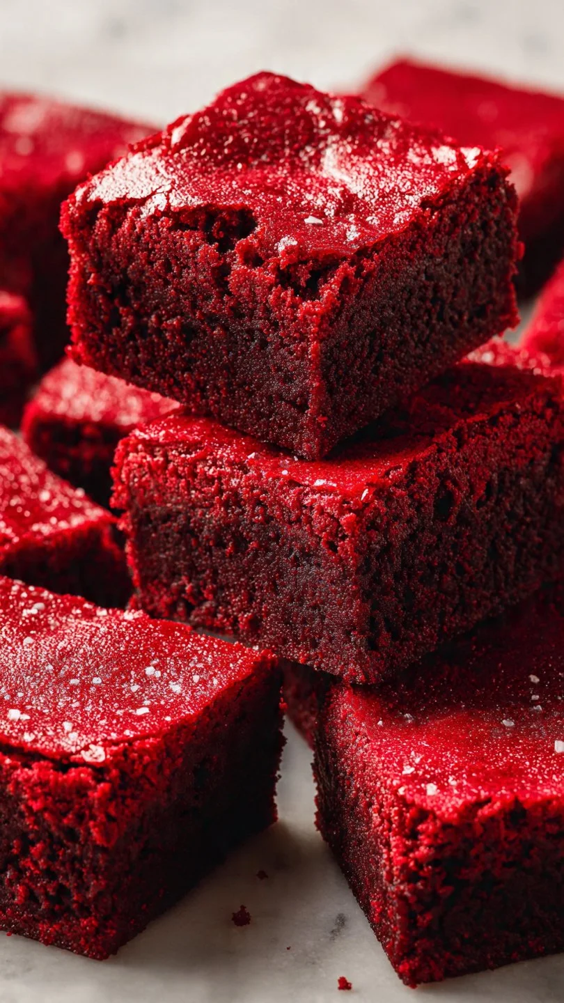 Best Homemade Red Velvet Brownies: The Ultimate Treat red velvet brownies Delicious red velvet brownies served on a rustic plate with cream cheese frosting.
