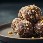 Delicious chocolate peanut butter protein balls recipe, easy no-bake snack for energy