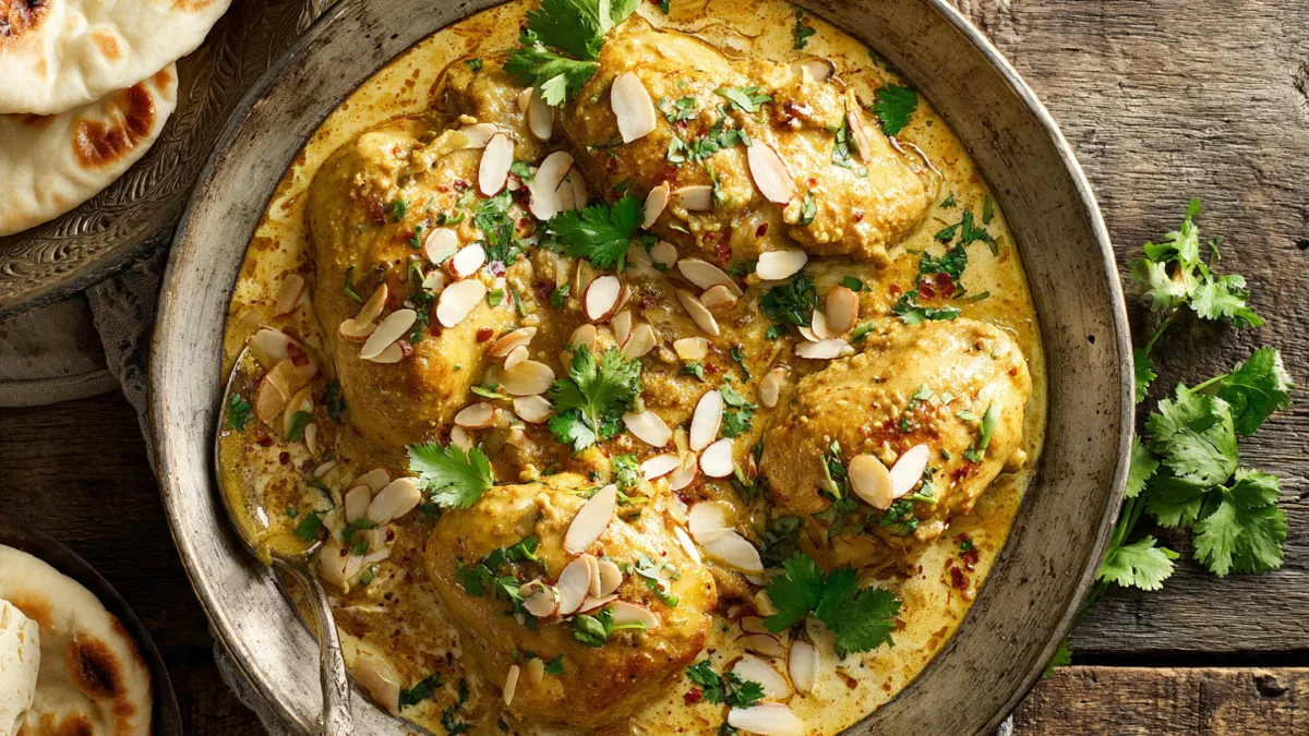 Creamy Chicken Korma: Your Ultimate Guide to a Rich and Delicious Indian Feast Chicken Korma Creamy Chicken Korma served in a bowl, garnished with cilantro and almonds, ready to be enjoyed