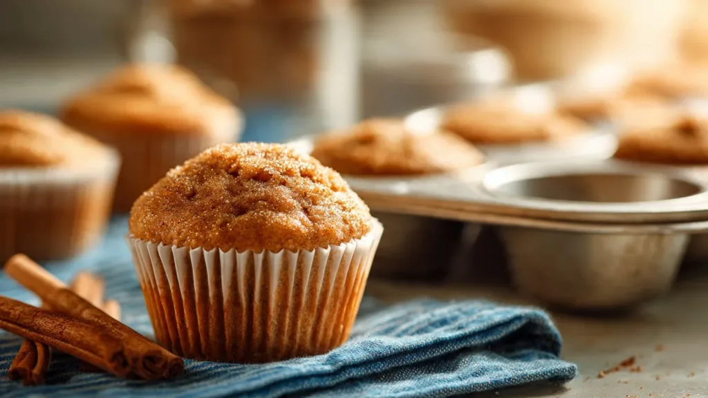 Healthy applesauce muffins baked with wholesome ingredients for a nutritious snack