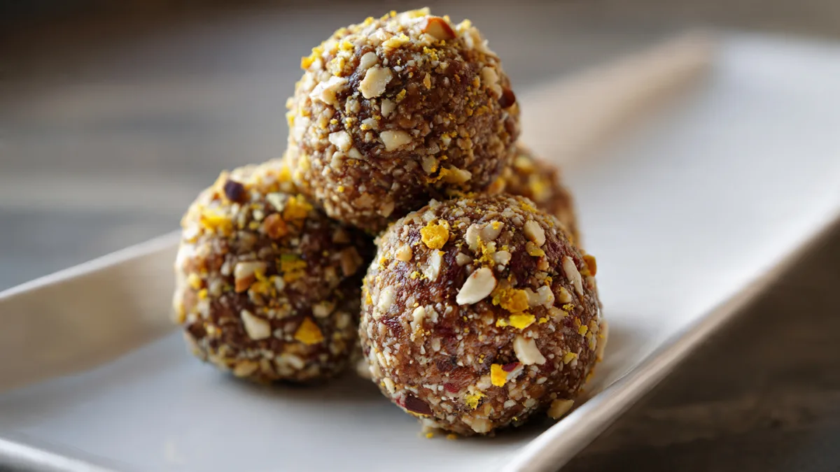 High-Protein Peanut Butter Balls: Quick No-Bake Treats for Maximum Energy Energy Ball High-Protein Peanut Butter Energy Balls on a wooden board ready for a healthy snack