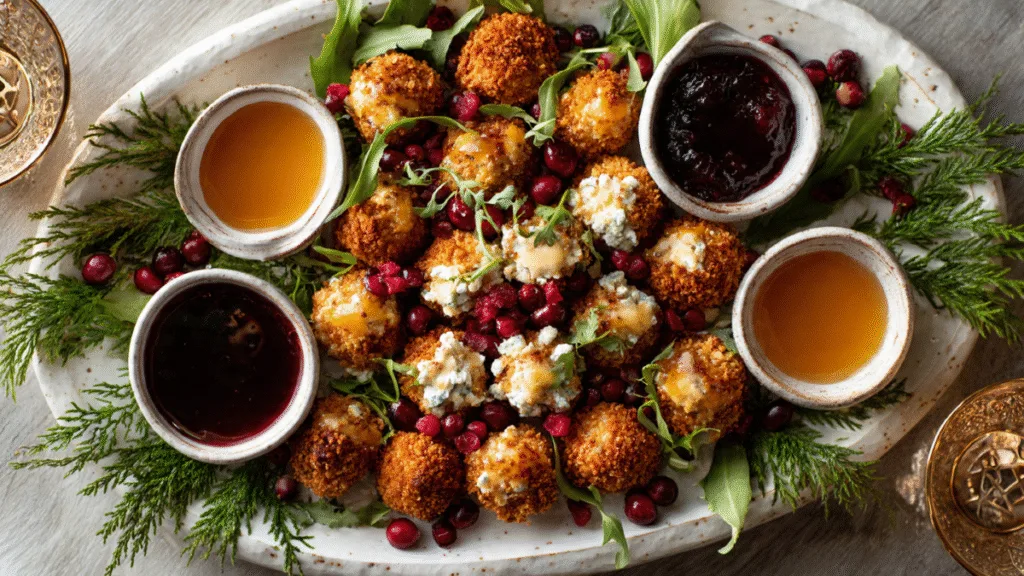 Hot Honey & Cranberry Goat Cheese Balls Cranberry Goat Cheese Balls Hot Honey & Cranberry Goat Cheese Balls