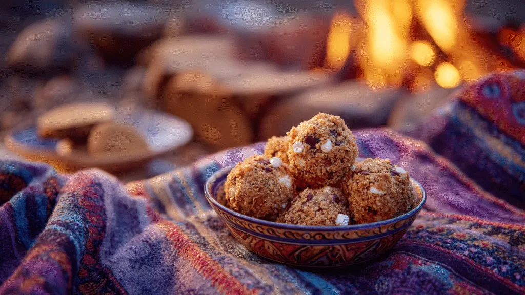 S'mores Energy Bites: Your New Go-To Snack for Instant Gratification S'mores Energy Bites S'mores Energy Bites served in a bowl on a picnic blanket