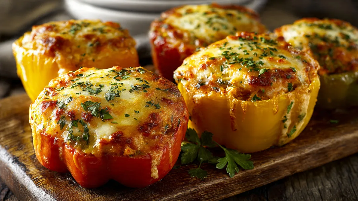 Delicious Turkey & Mozzarella Stuffed Peppers: Your Healthy Weeknight Win! Mozzarella Stuffed Peppers Delicious Turkey & Mozzarella Stuffed Peppers: Your Healthy Weeknight Win!