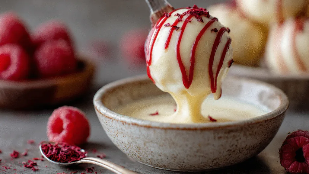 White Chocolate Raspberry Balls: Your New Obsession!