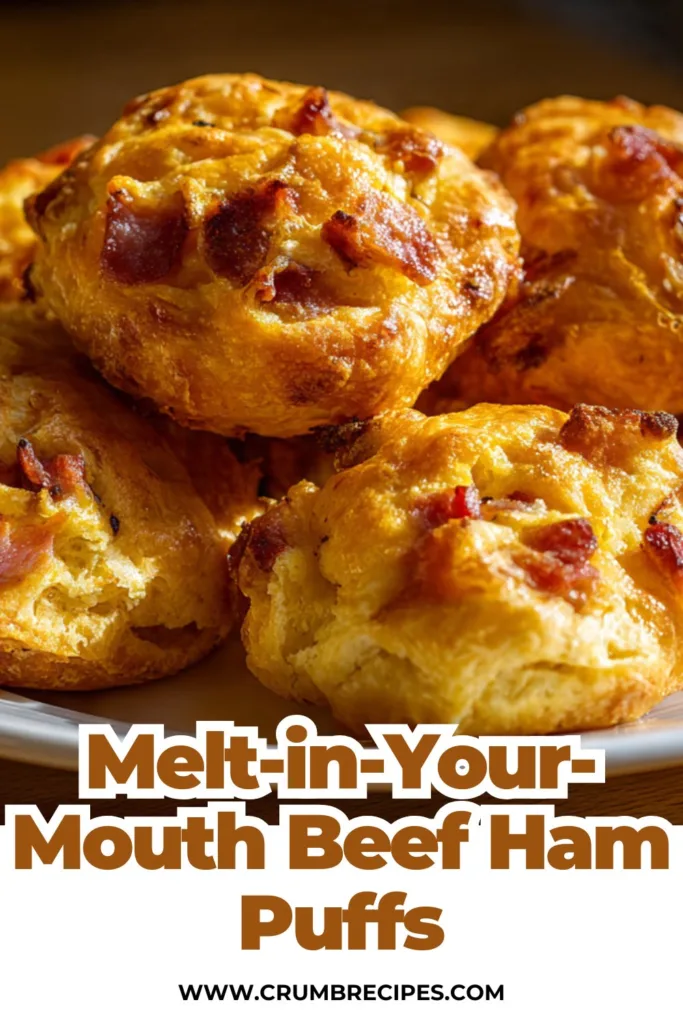 Melt-in-Your-Mouth Beef Ham Puffs: Savory, Golden & Addictive!