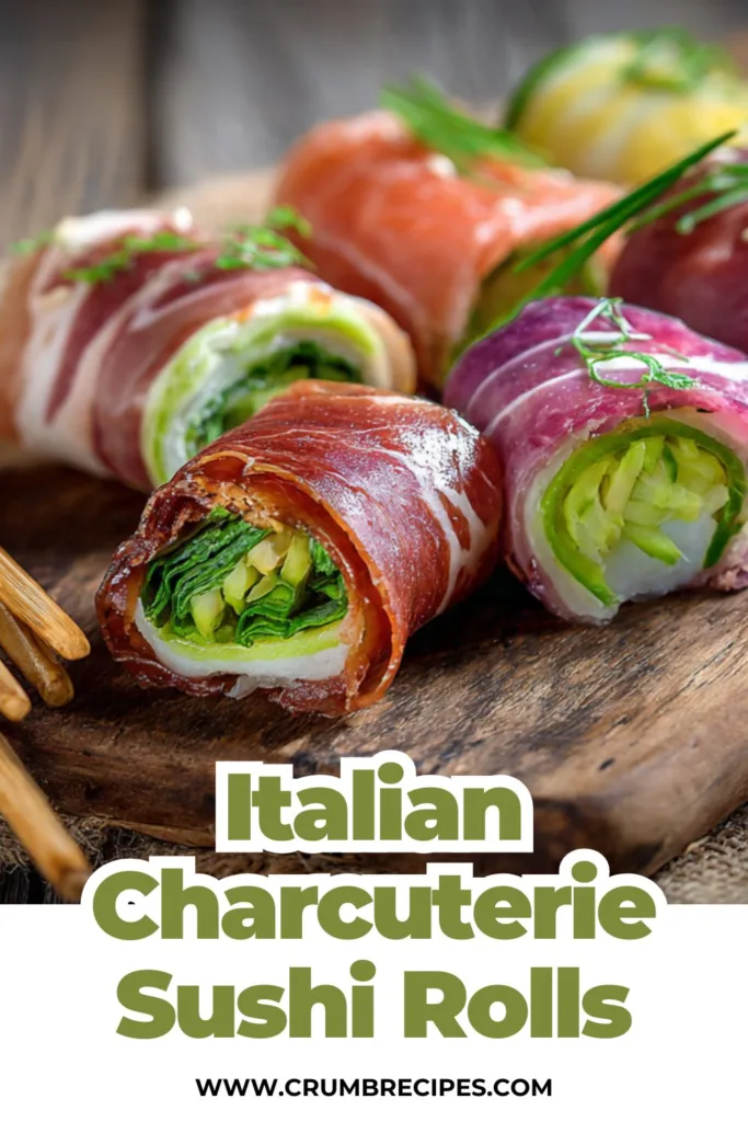 Italian Charcuterie Sushi Rolls
