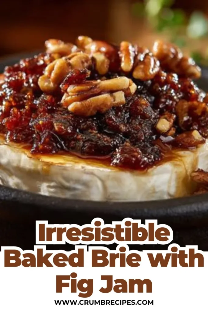 Baked Brie with Fig Jam