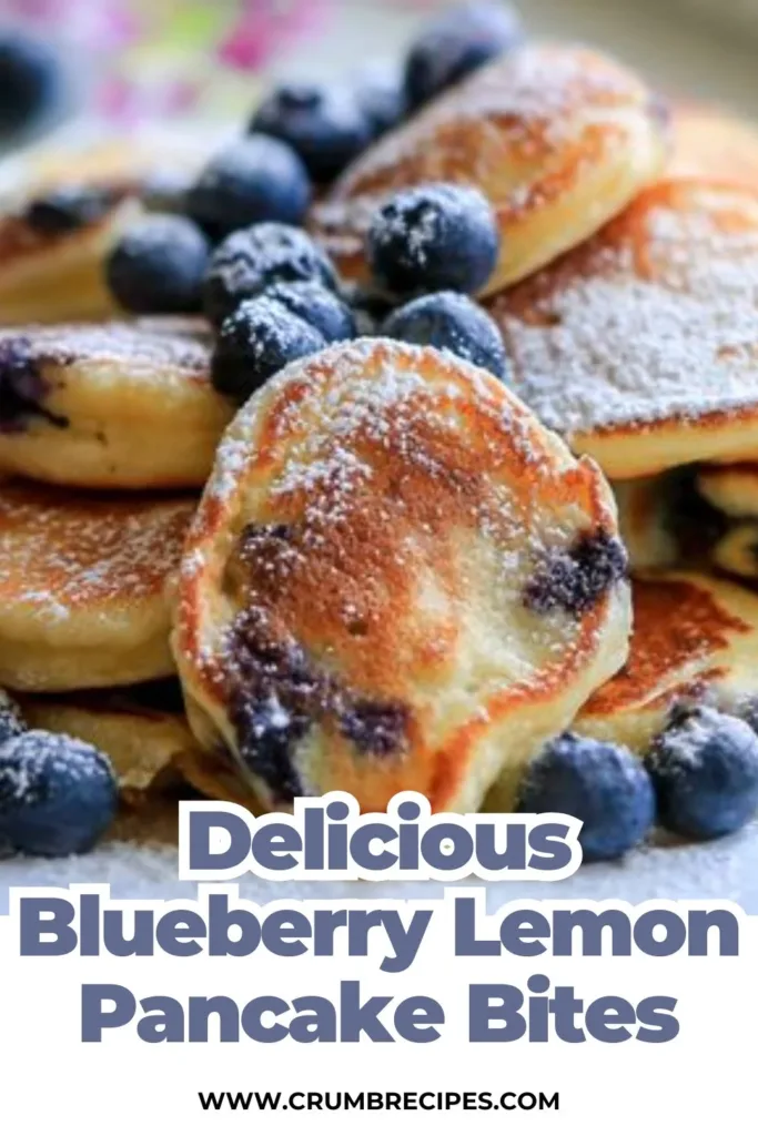 Blueberry Lemon Pancake Bites