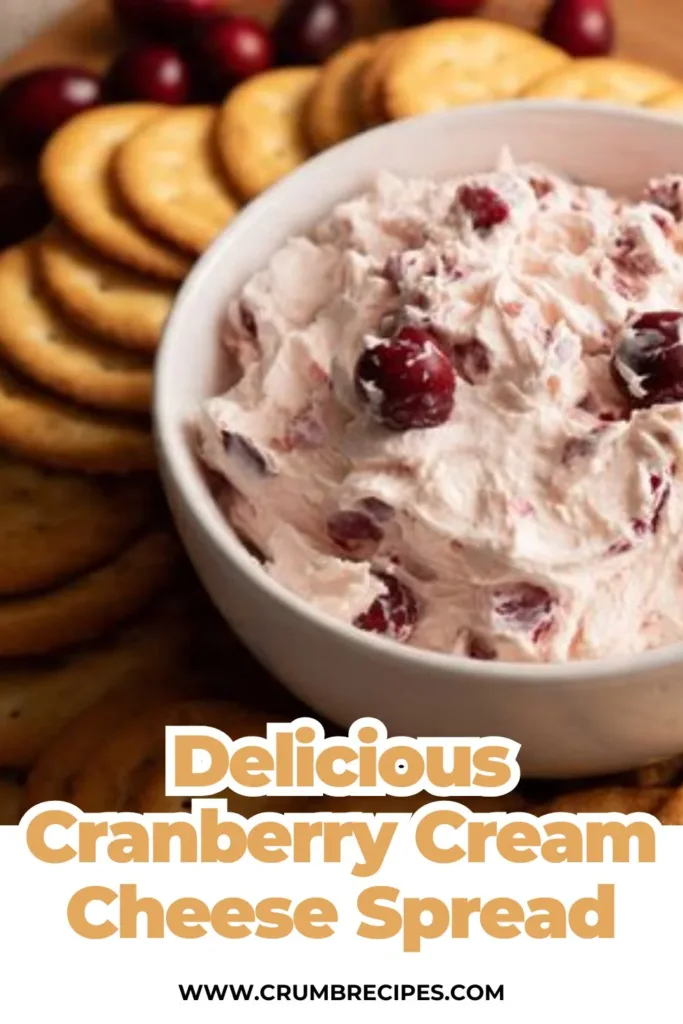 Creamy Cranberry Cream Cheese Spread