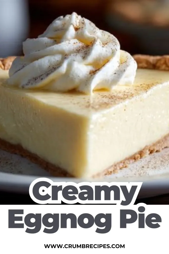 Creamy Eggnog Pie
