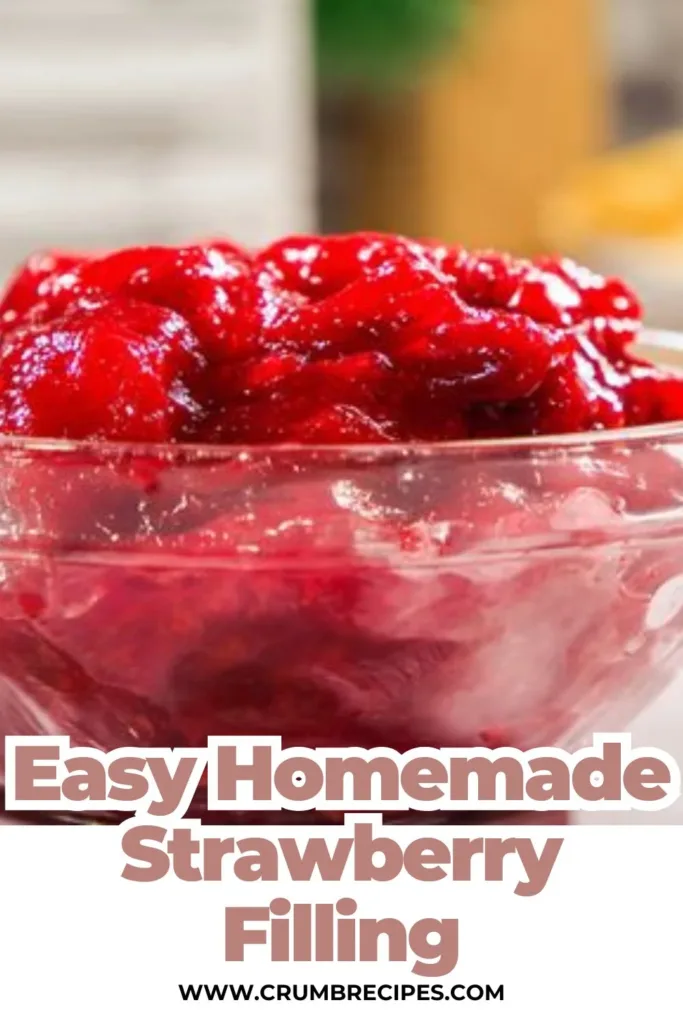 Easy Strawberry Cake Filling