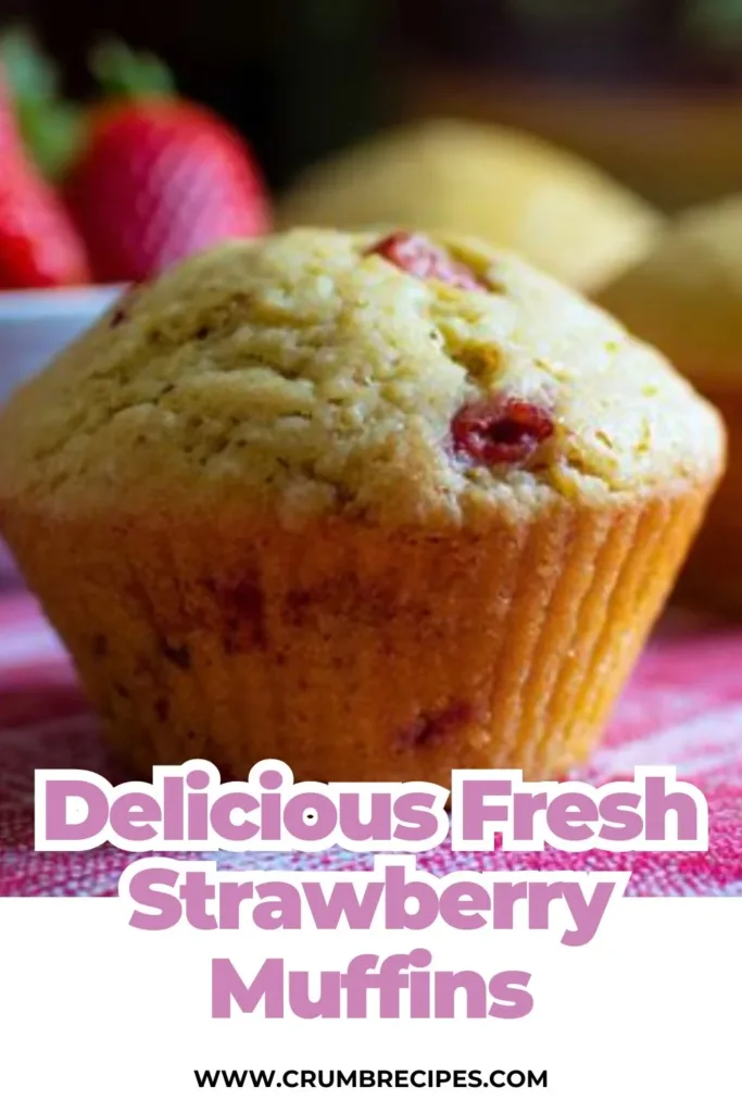 Fresh Strawberry Muffins