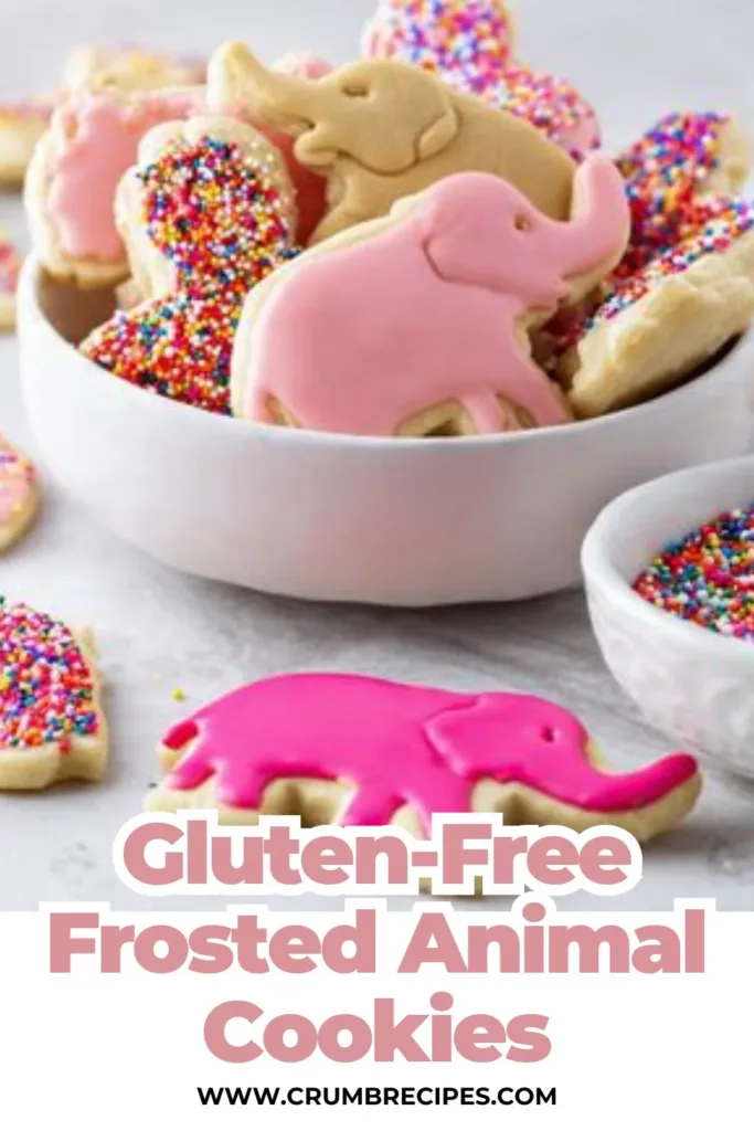 Frosted Animal Cookies! Gluten free, dye free