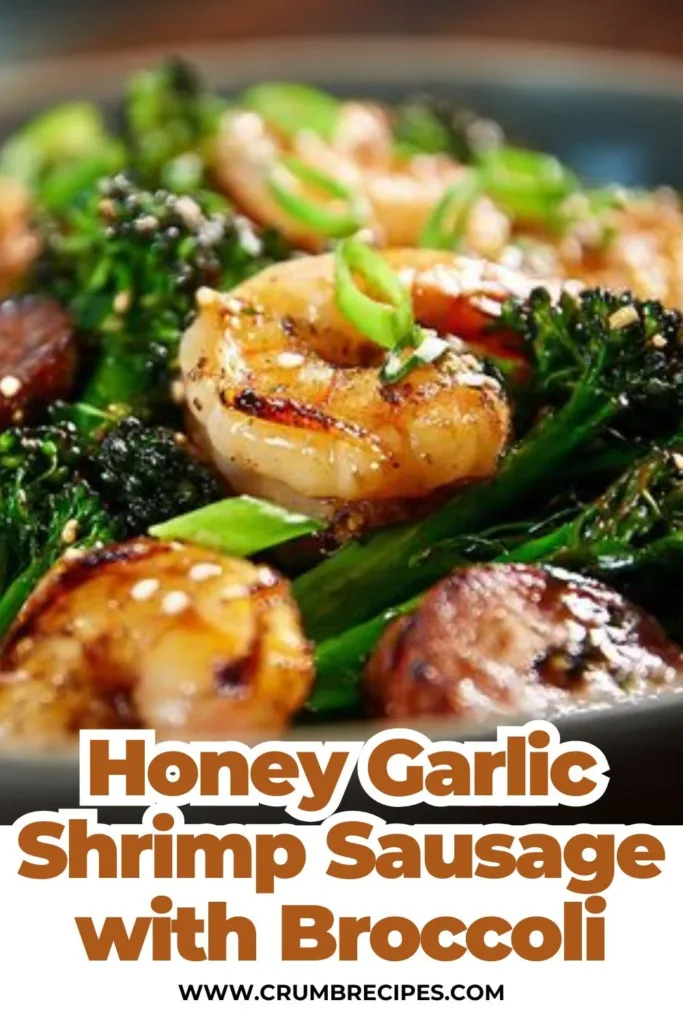 Honey Garlic Shrimp Sausage Broccoli