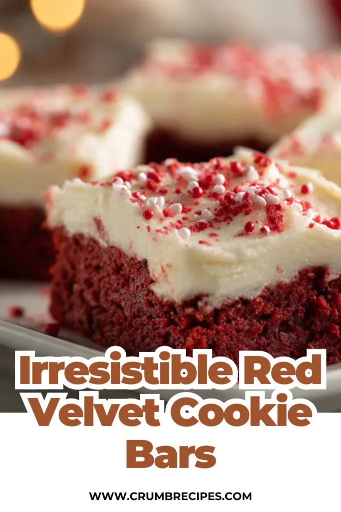 Red Velvet Cookie Bars: The Sweetest Treat You Didn't Know You Needed Red Velvet Cookie Bars Red Velvet Cookie Bars: The Sweetest Treat You Didn't Know You Needed