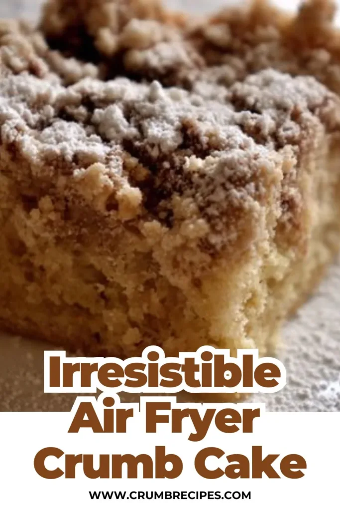 Irresistible Air Fryer Crumb Cake in 30 Minutes